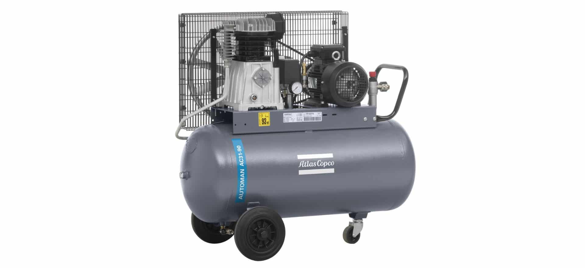 Atlas Copco portable piston compressor